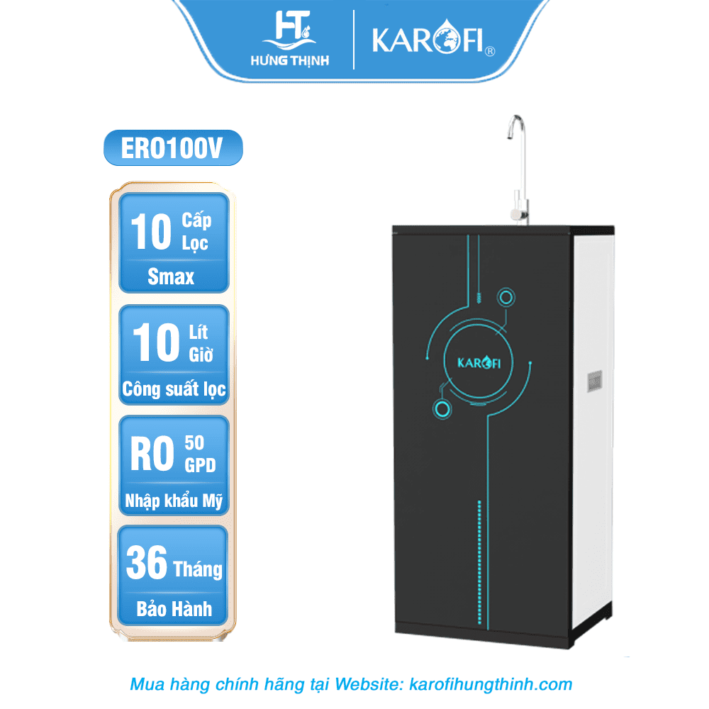Máy lọc nước Karofi ERO100V