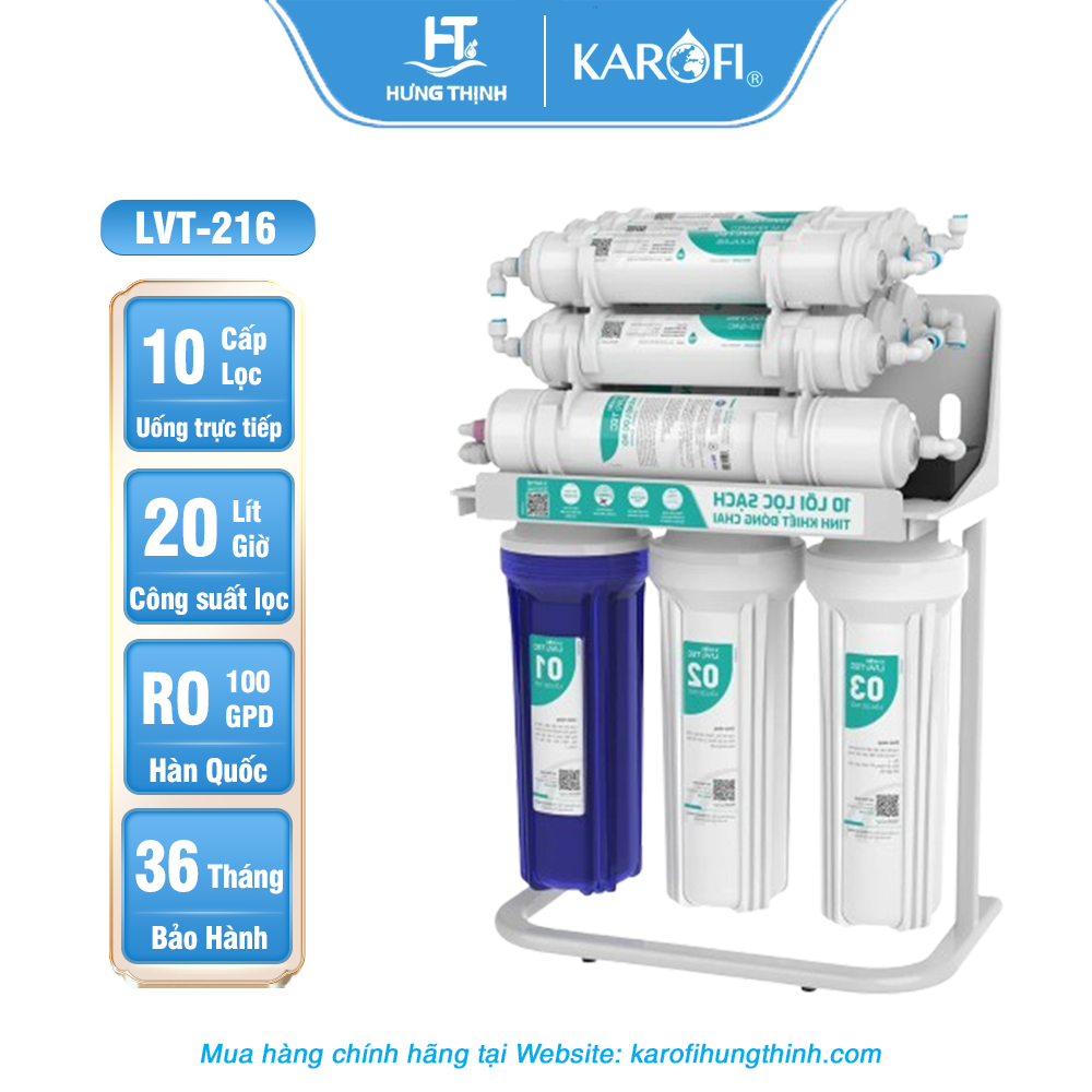 Máy lọc nước RO Karofi Livotec 216