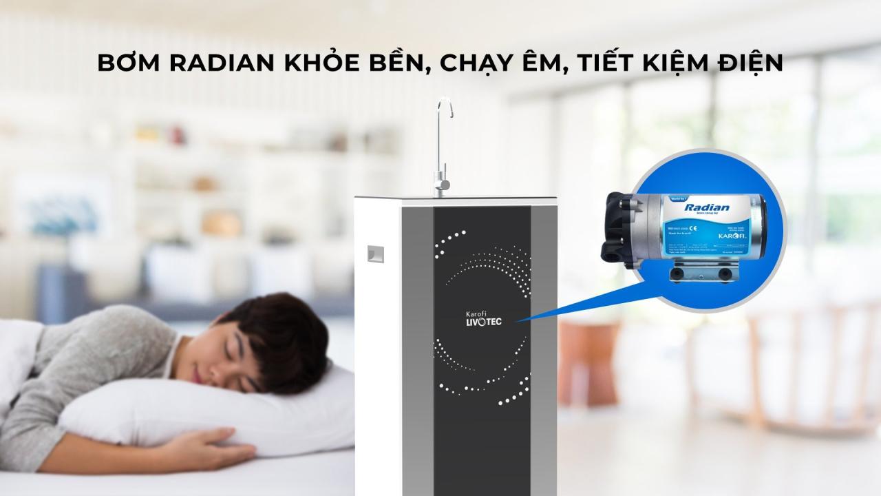 Bơm Radian hoạt động êm ái - Thoái mái dễ chịu Bơm Radian hoạt động êm ái - Thoái mái dễ chịu