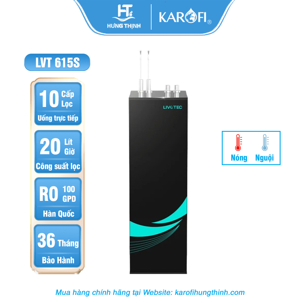 Máy lọc nước nóng nguội Livotec 615S