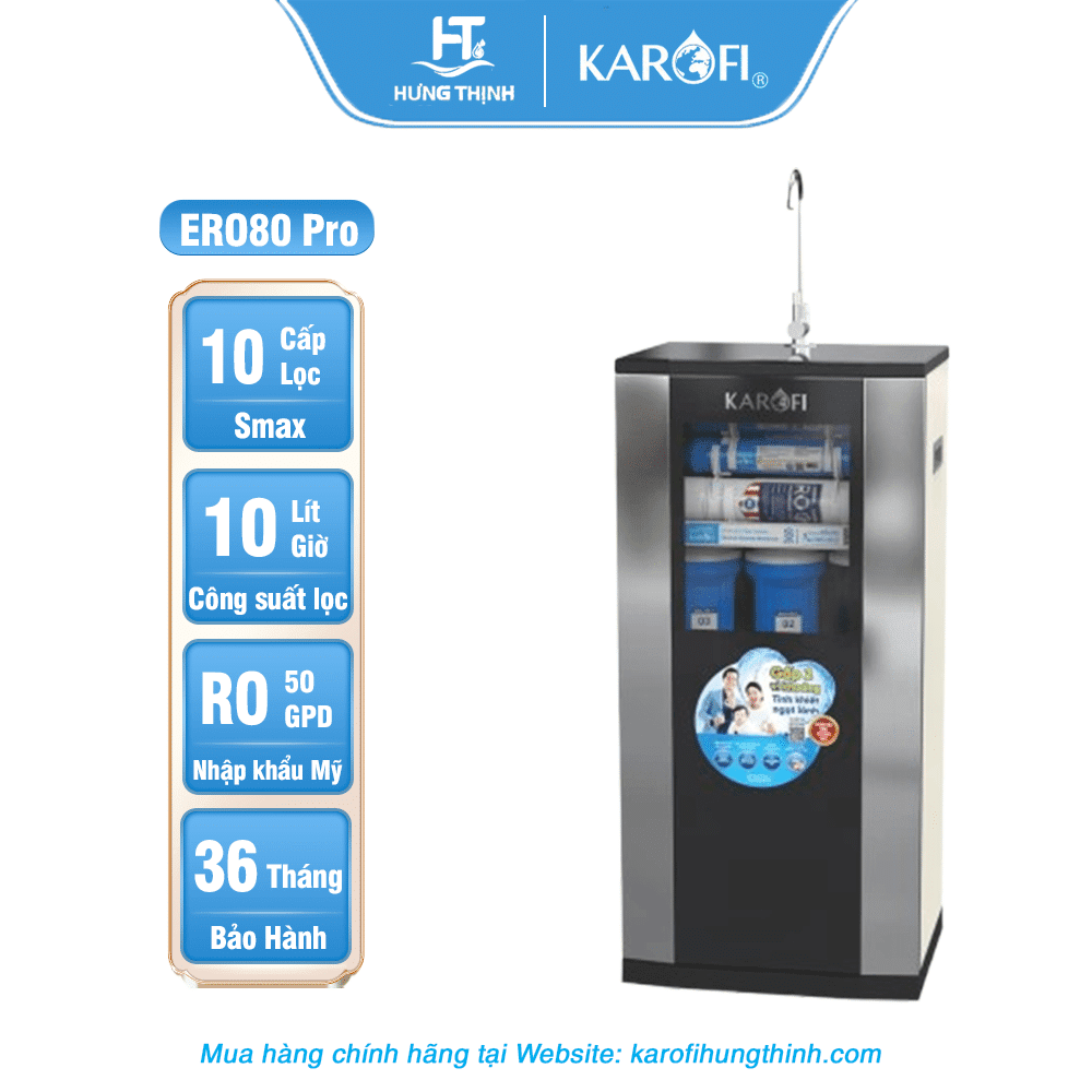 Máy lọc nước Karofi ERO80 Pro