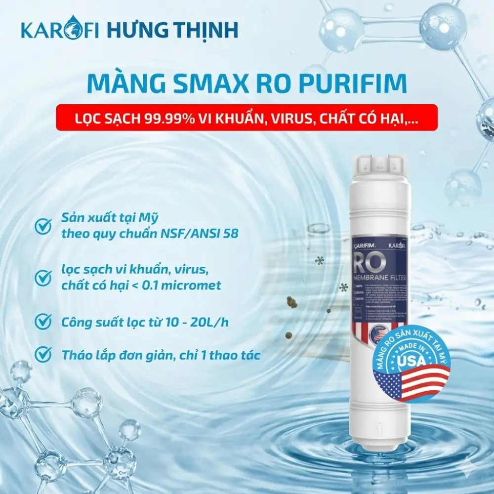 Màng RO Purifim sản xuất tại Mỹ
