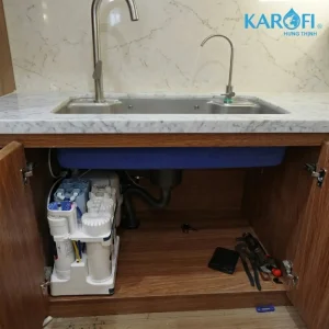 Lắp đặt thực tế máy lọc nước Karofi KAQ-U95 Pro tại chung cư Imperia Smart City