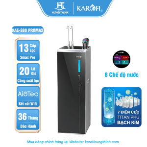 Karofi Hưng Thịnh – Tổng Kho Karofi Chính Hãng | Máy lọc nước nóng lạnh Hydro-ion kiềm Karofi KAE-S88 PROMAX Karofi Hưng Thịnh – Tổng Kho Karofi Chính Hãng|Máy lọc nước nóng lạnh Hydro-ion kiềm Karofi KAE-S88 PROMAX