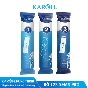 Bộ 3 Lõi lọc Thô 1,2,3 Karofi Smax Pro