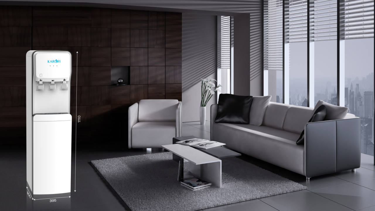 Cây nước nóng lạnh Karofi hút bình HC18 - thiết kế chắc chắn bền bỉ