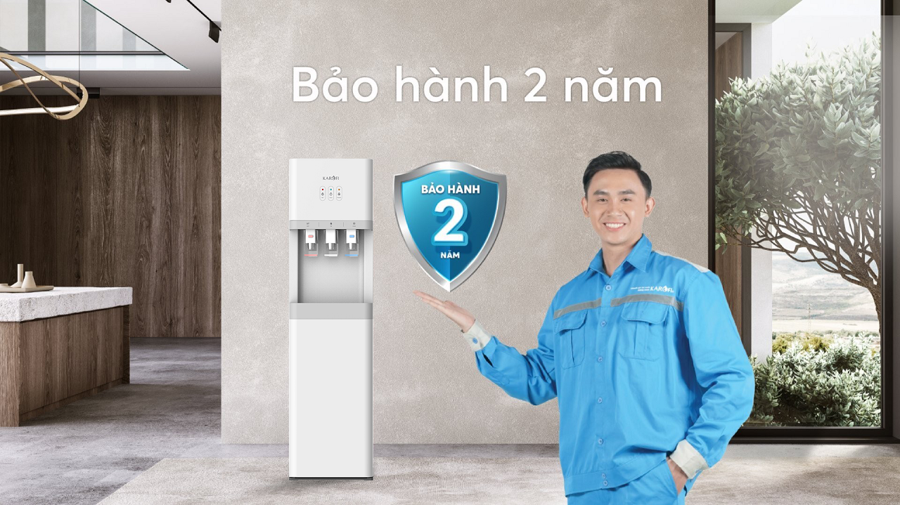 Cây nước nóng lạnh nguội Karofi HCV208 - Bảo hành 2 năm Cây nước nóng lạnh nguội Karofi HCV208 - Bảo hành 2 năm
