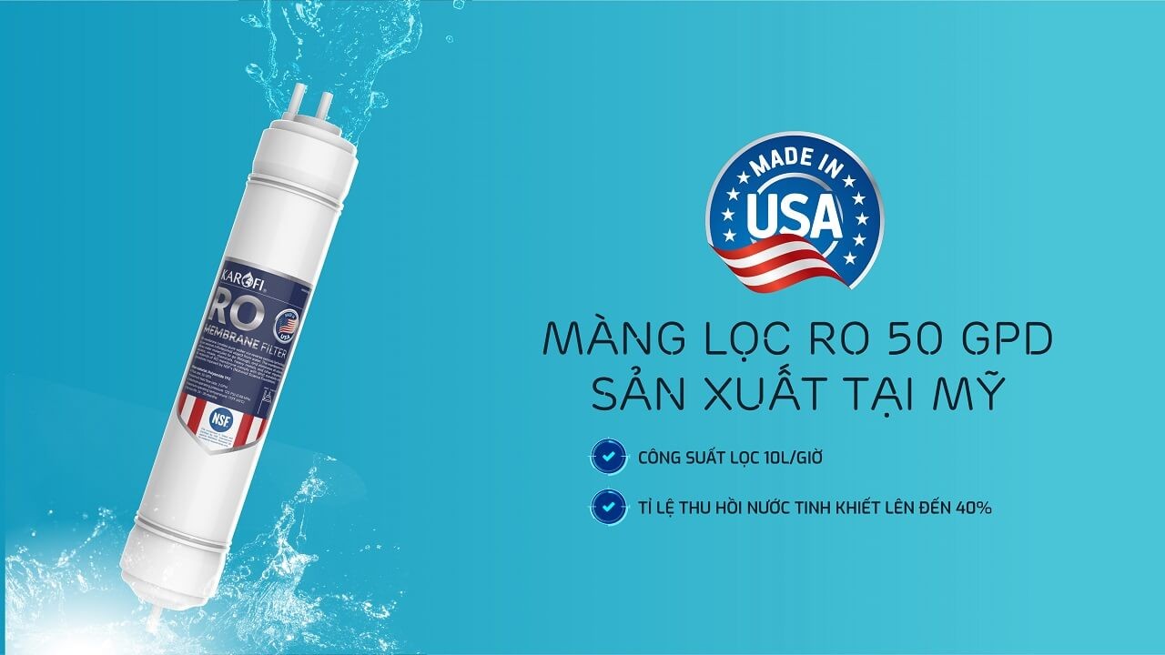 Màng lọc RO GPD sản xuất tại Mỹ Màng lọc RO GPD sản xuất tại Mỹ