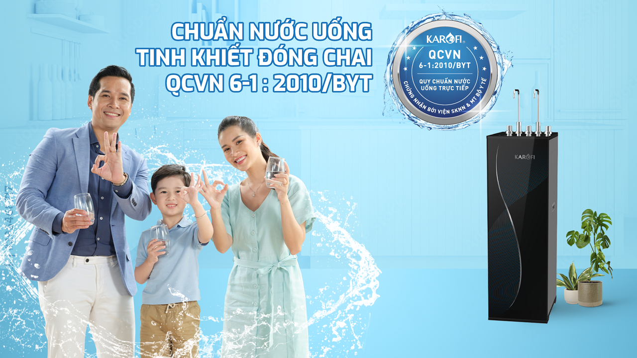 Chuẩn nước uống tinh khiết đóng chai QCVN 6-1: 2010/BYT