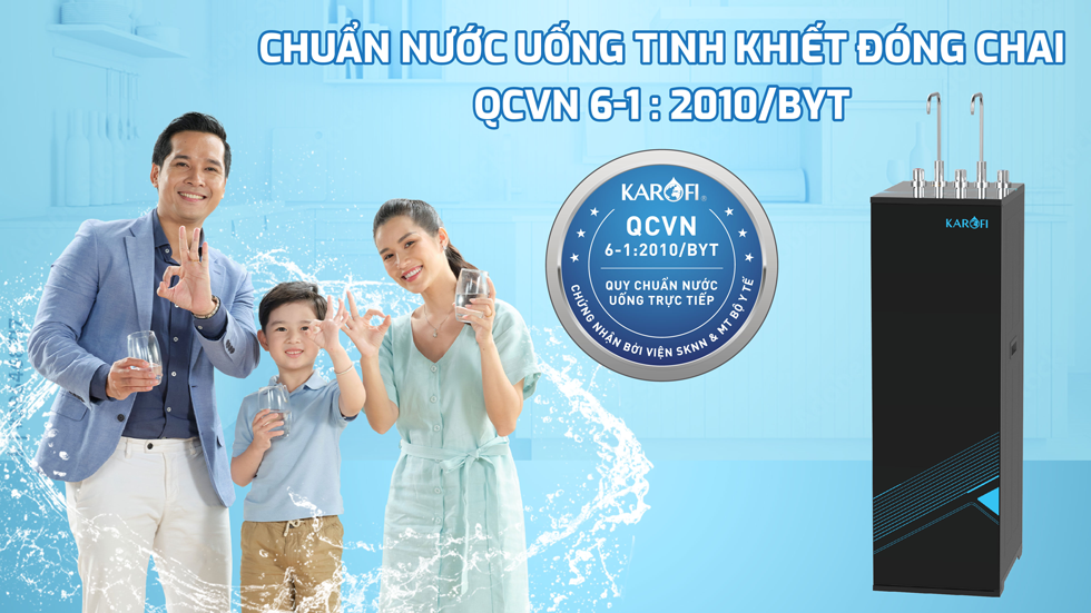 Chuẩn nước uống tinh khiết đóng chai QCVN 6-1: 2010/BYT