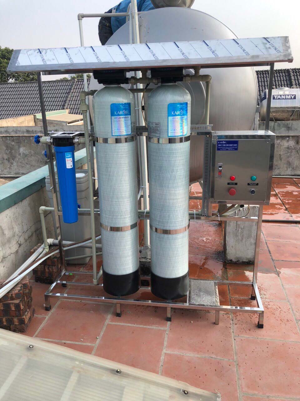 Máy Lọc Nước đầu Nguồn Karofi KTF-332C - Cột FRP - Giá Tốt Nhất Tháng 12