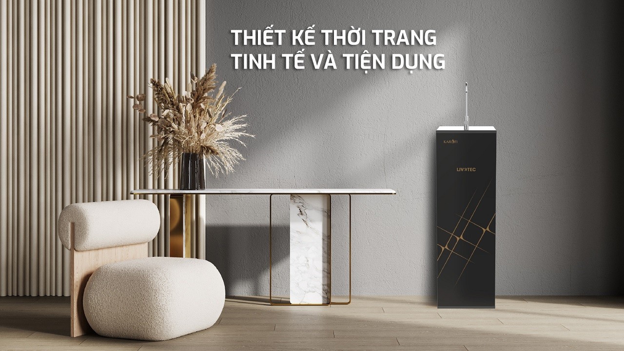 Thiết kế hiện đại - Mảnh ghép hoàn hảo cho không gian Máy lọc nước RO Livotec 606S Thiết kế hiện đại - Mảnh ghép hoàn hảo cho không gian