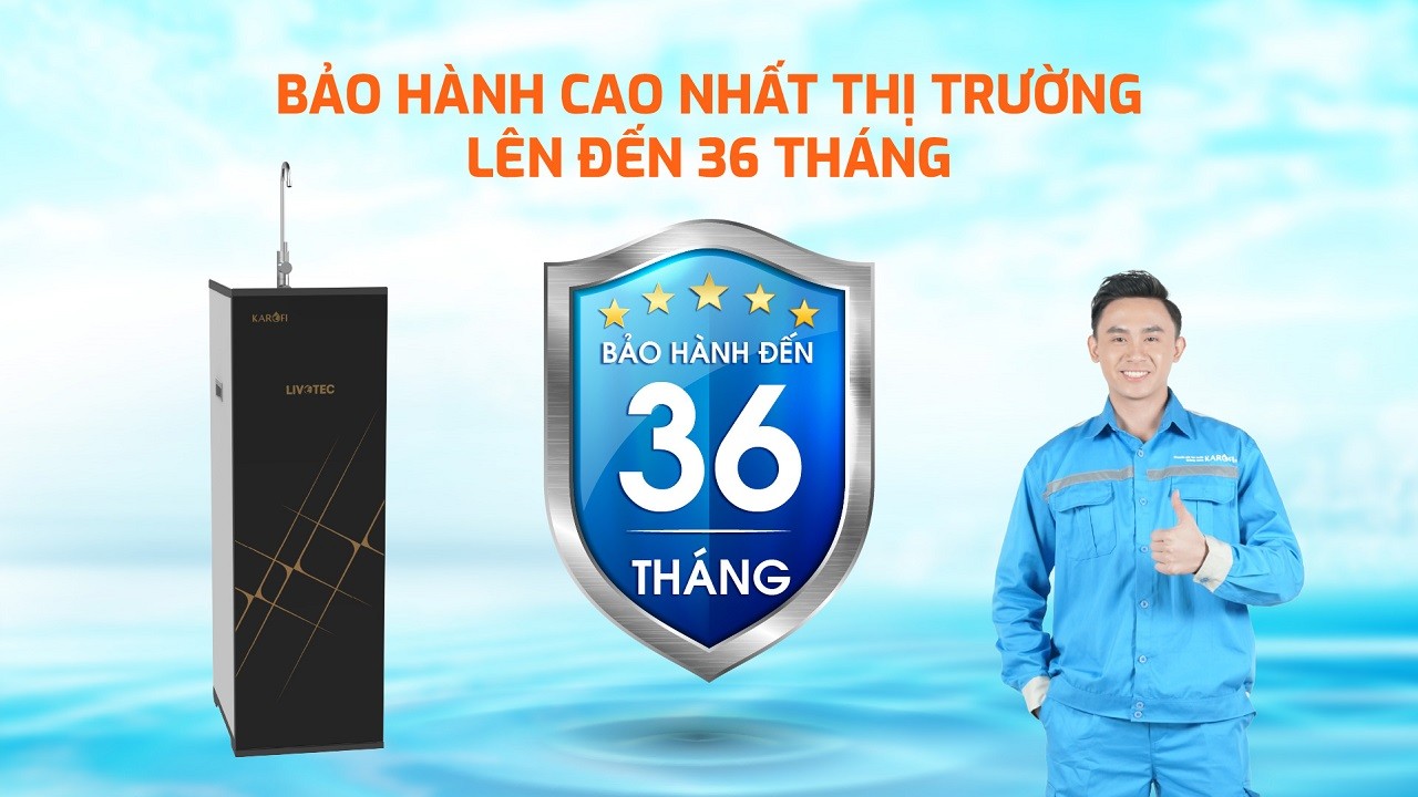 Bảo hành 36 tháng - cao nhất thị trường Bảo hành 36 tháng - cao nhất thị trường