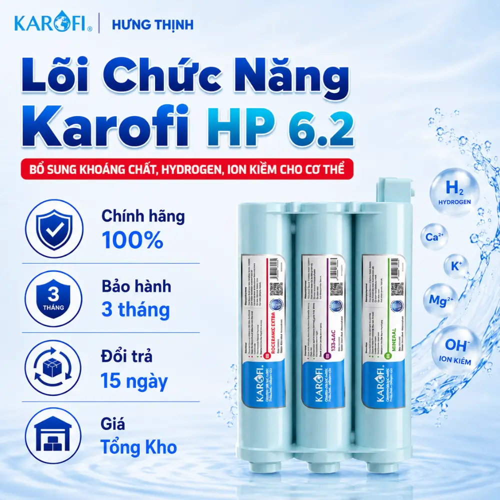 Bộ Lõi Chức Năng Karofi Smax HP 6.2 Lõi khoáng Karofi HP 6.2 - Karofi Hưng Thịnh