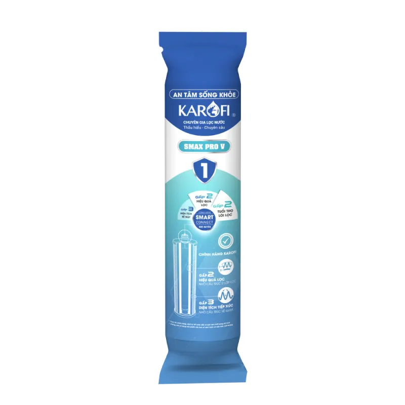 Máy lọc nước nóng lạnh Karofi KAD-L82 Lõi lọc thô Karofi SMAX PRO V1