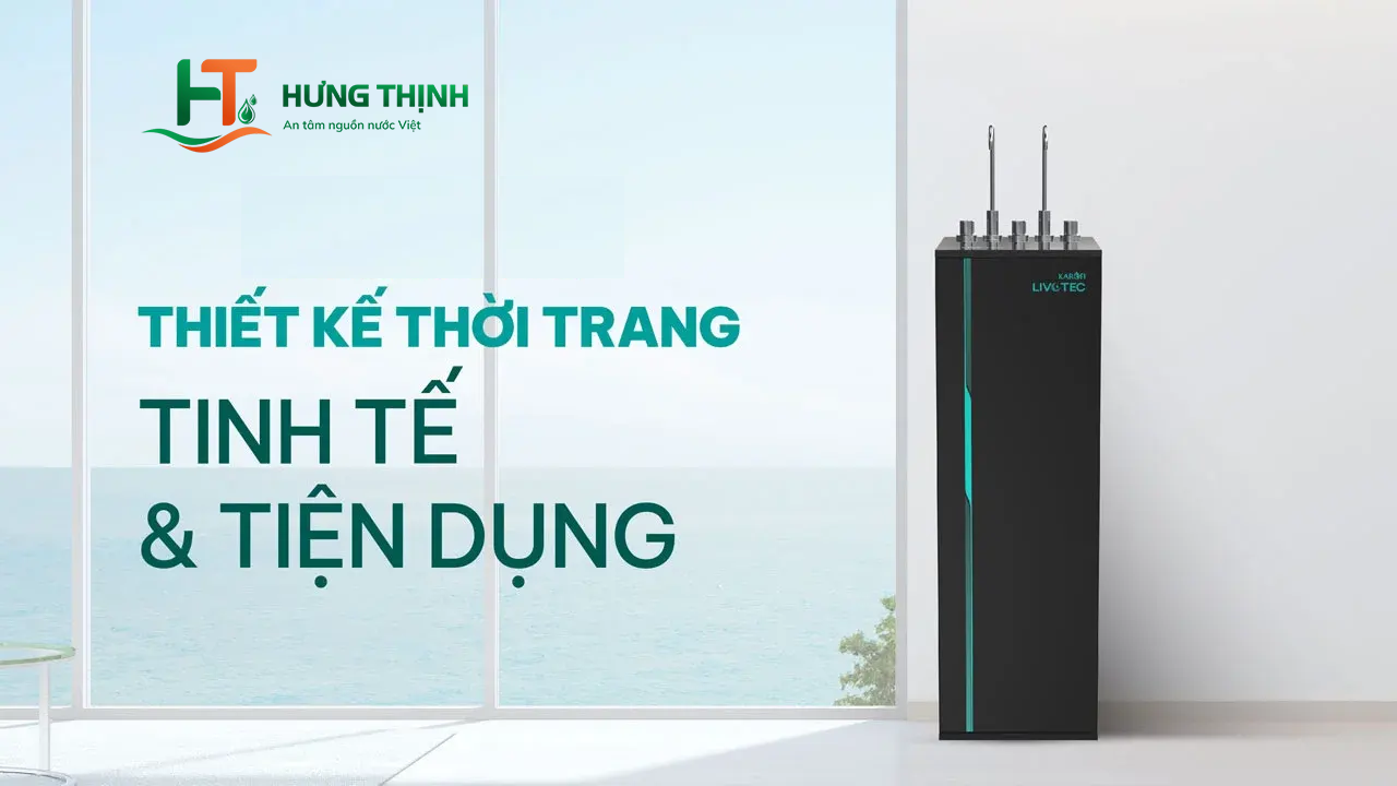 Máy lọc nước nóng lạnh Karofi Livotec 616- Thiết kế thời trang tính tế & tiện dụng Máy lọc nước nóng lạnh Karofi Livotec 616- Thiết kế thời trang tính tế & tiện dụng