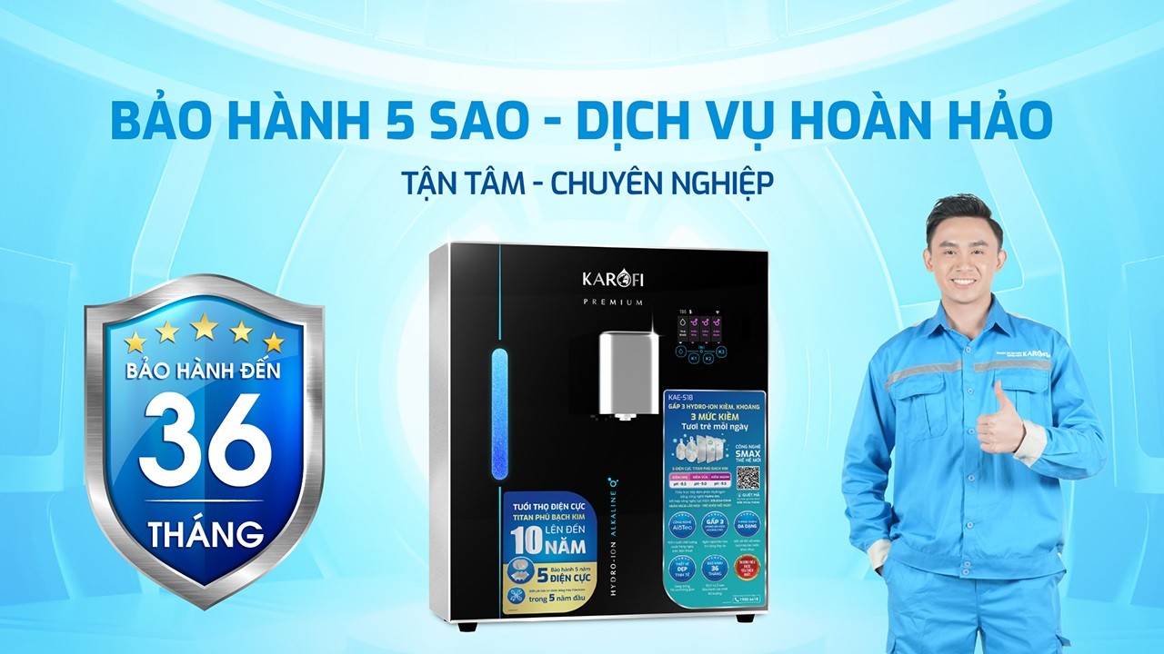 Máy chuyển đổi KAE-S18 được bảo hành lên tới 3 năm