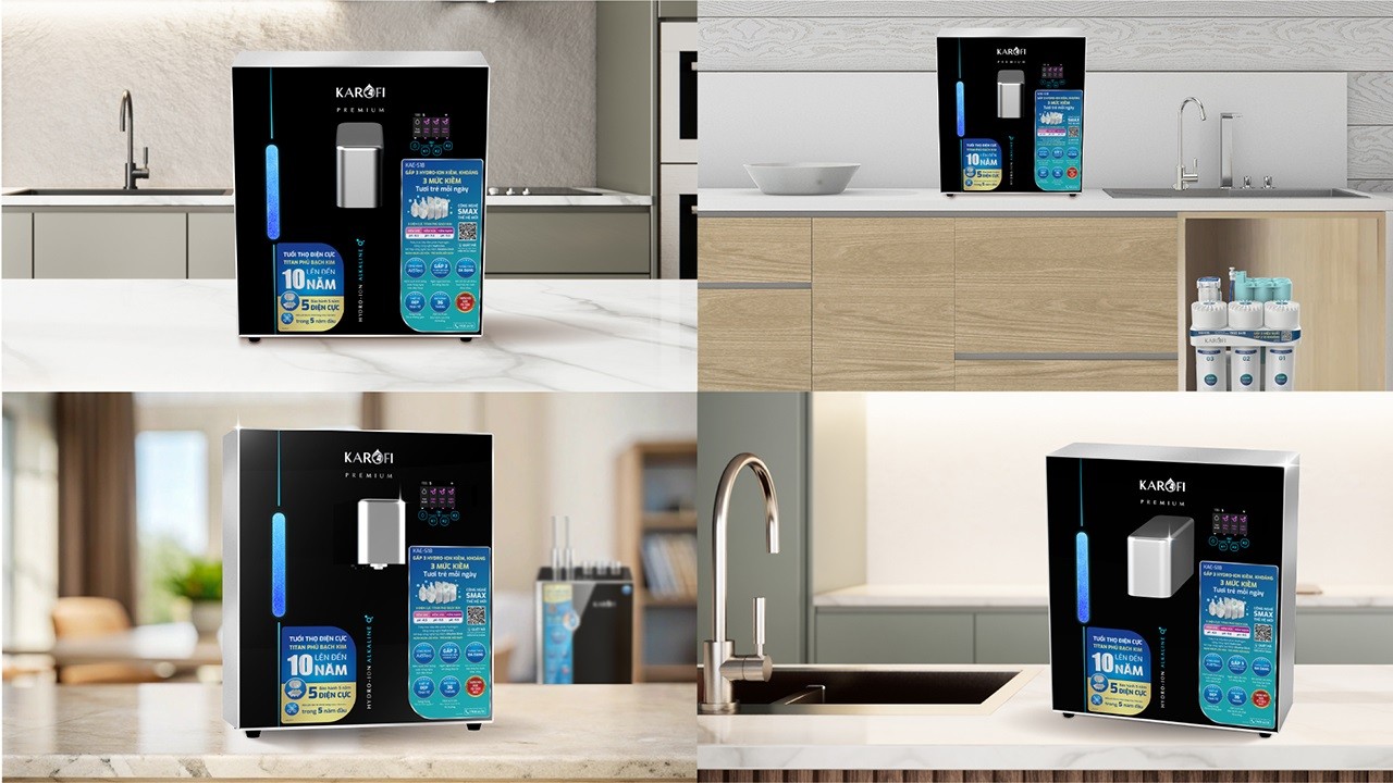 Máy chuyển đổi Hydro-ion kiềm Karofi KAE-S18