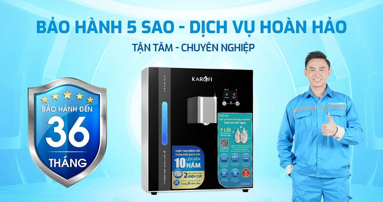 Bảo hành 5 sao - Dịch vụ hoàn hảo - Tận tâm - Chuyên nghiệp