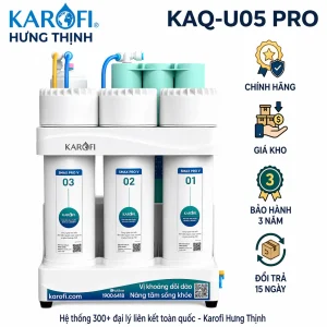 Máy lọc nước karofi KAQ-U05 Pro chính hãng bảo hành 36 tháng - Karofi Hưng Thịnh