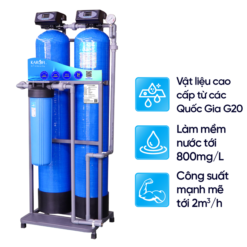 Máy lọc nước đầu nguồn Karofi KTF-222C