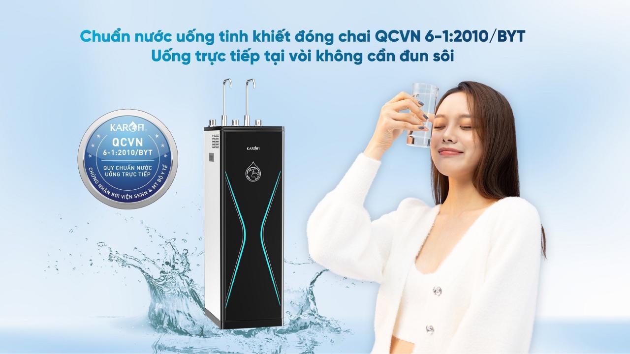 Chuẩn nước uống tính khiết đóng chai QCVN 6-1:2010/BYT  Chuẩn nước uống tính khiết đóng chai QCVN 6-1:2010/BYT