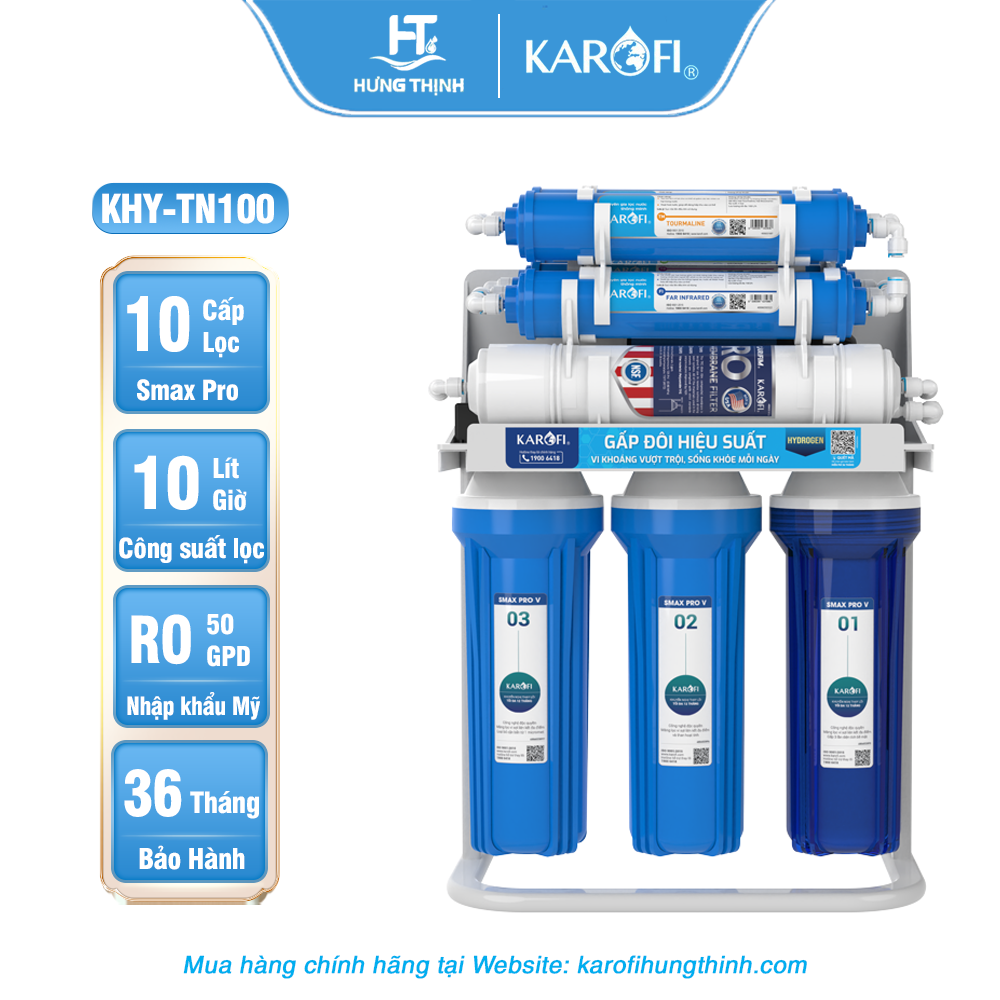 Máy lọc nước RO Karofi KHY-TN100