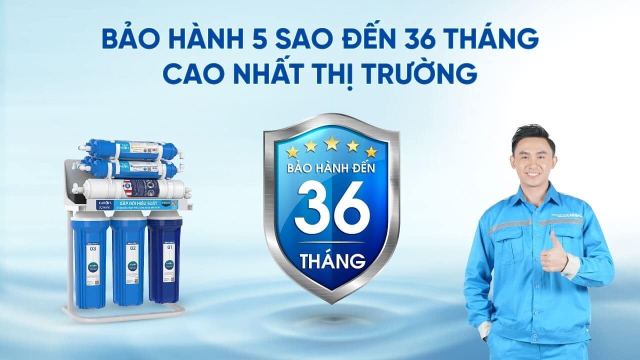 Bảo hành 5 sao đến 36 tháng cao nhất thị trường Bảo hành 5 sao đến 36 tháng cao nhất thị trường