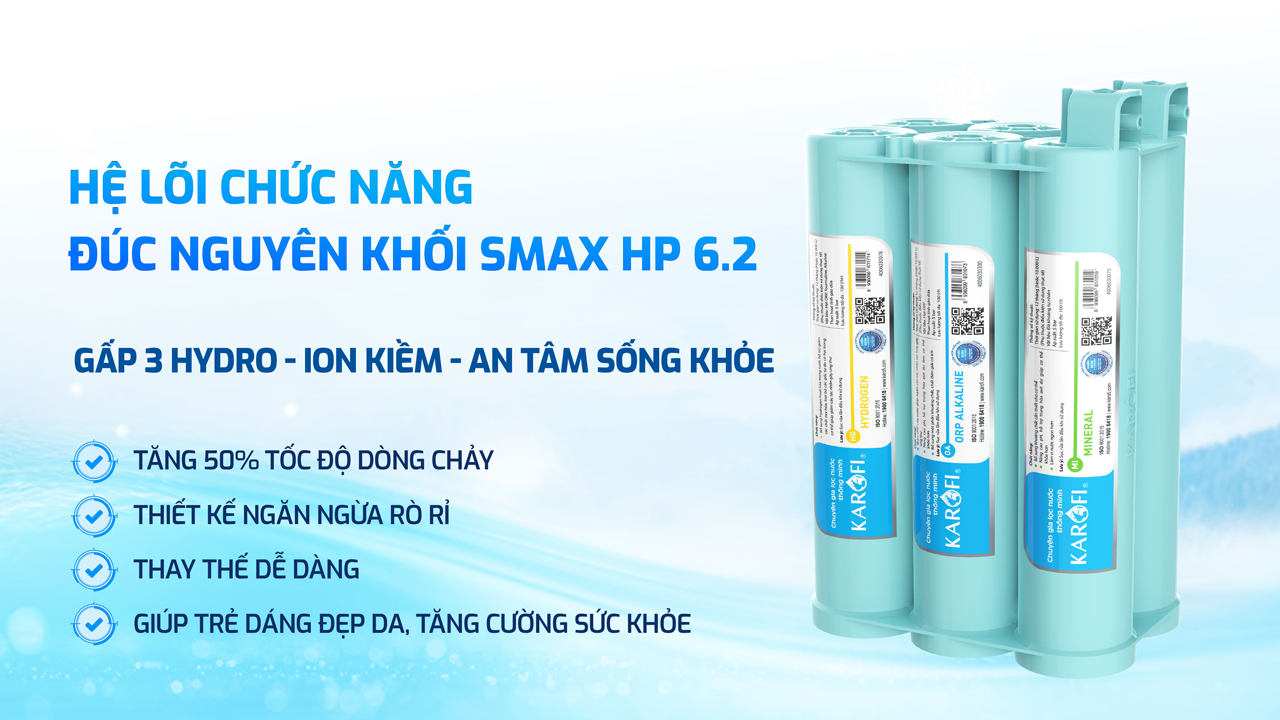 Hệ lõi chức năng đúc nguyên khối Smax HP 6.2