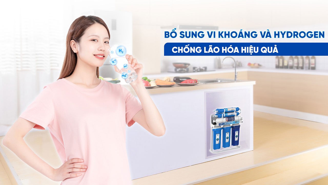 Bổ sung vi khoáng và Hydrogen chóng lão hoá hiệu quả Bổ sung vi khoáng và Hydrogen chóng lão hoá hiệu quả