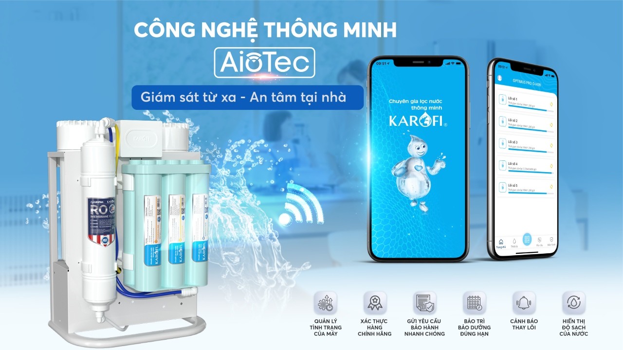 Công nghệ Aiotec giám sá từ xa qua điện thoại thông mình của KAQ-U96 Công nghệ Aiotec giám sá từ xa qua điện thoại thông mình của KAQ-U96