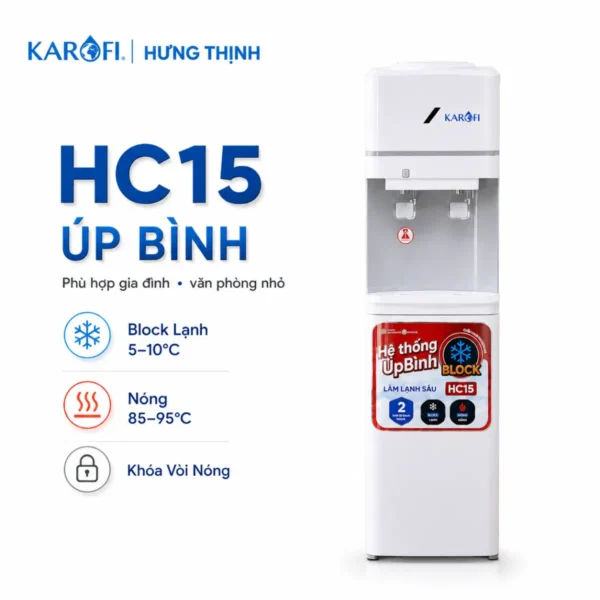 Cây nước nóng lạnh Karofi HC15 chính hãng - Karofi Hưng Thịnh