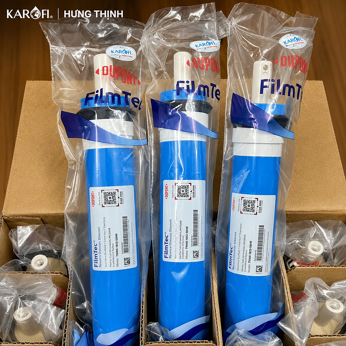 Màng RO DuPont FilmTec Ảnh thực tế màng RO Dunpont filmtec chính hãng - Karofi Hưng Thịnh