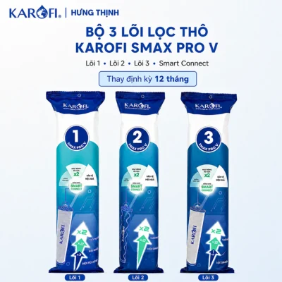 Bộ 3 Lõi Lọc Thô Karofi Smax Pro V