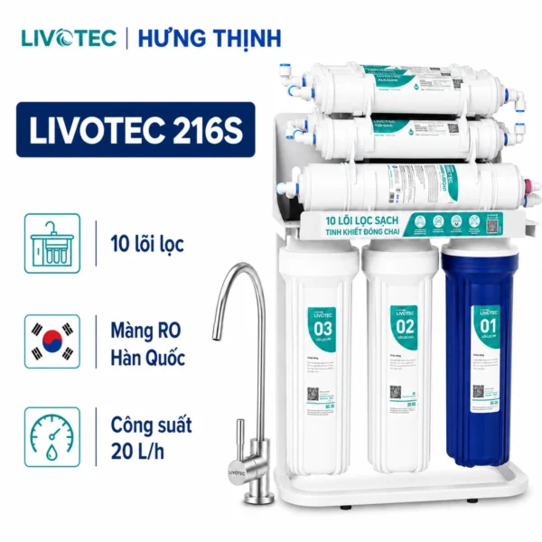 Máy lọc nước Livotec 216S chính hãng - Karofi Hưng Thịnh