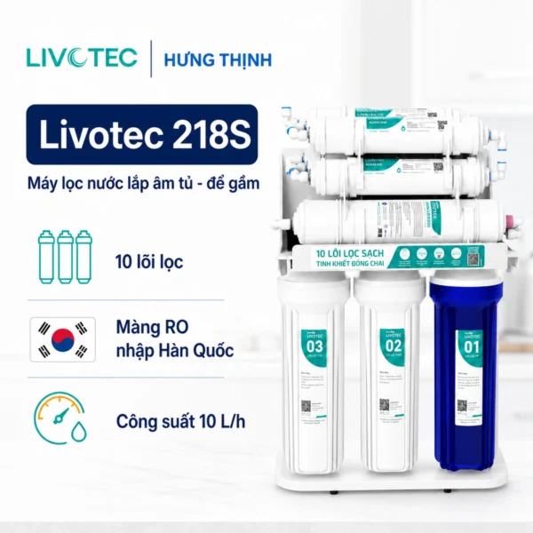 Máy lọc nước Livotec 218S chính hãng - Karofi Hưng Thịnh