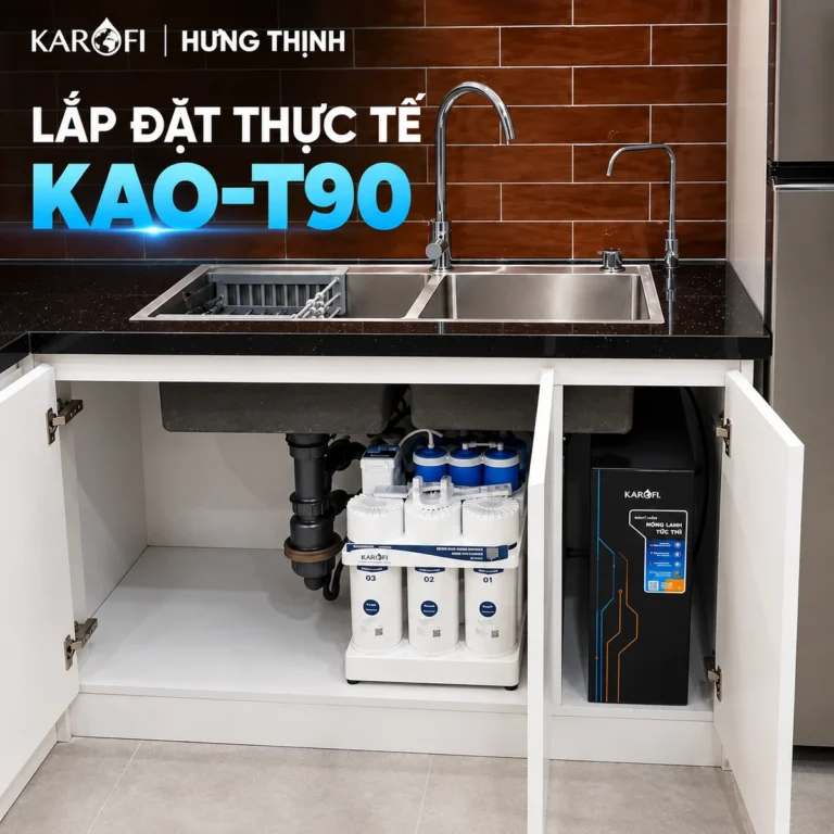 Ảnh lắp đặt thực tế Karofi KAO-T90