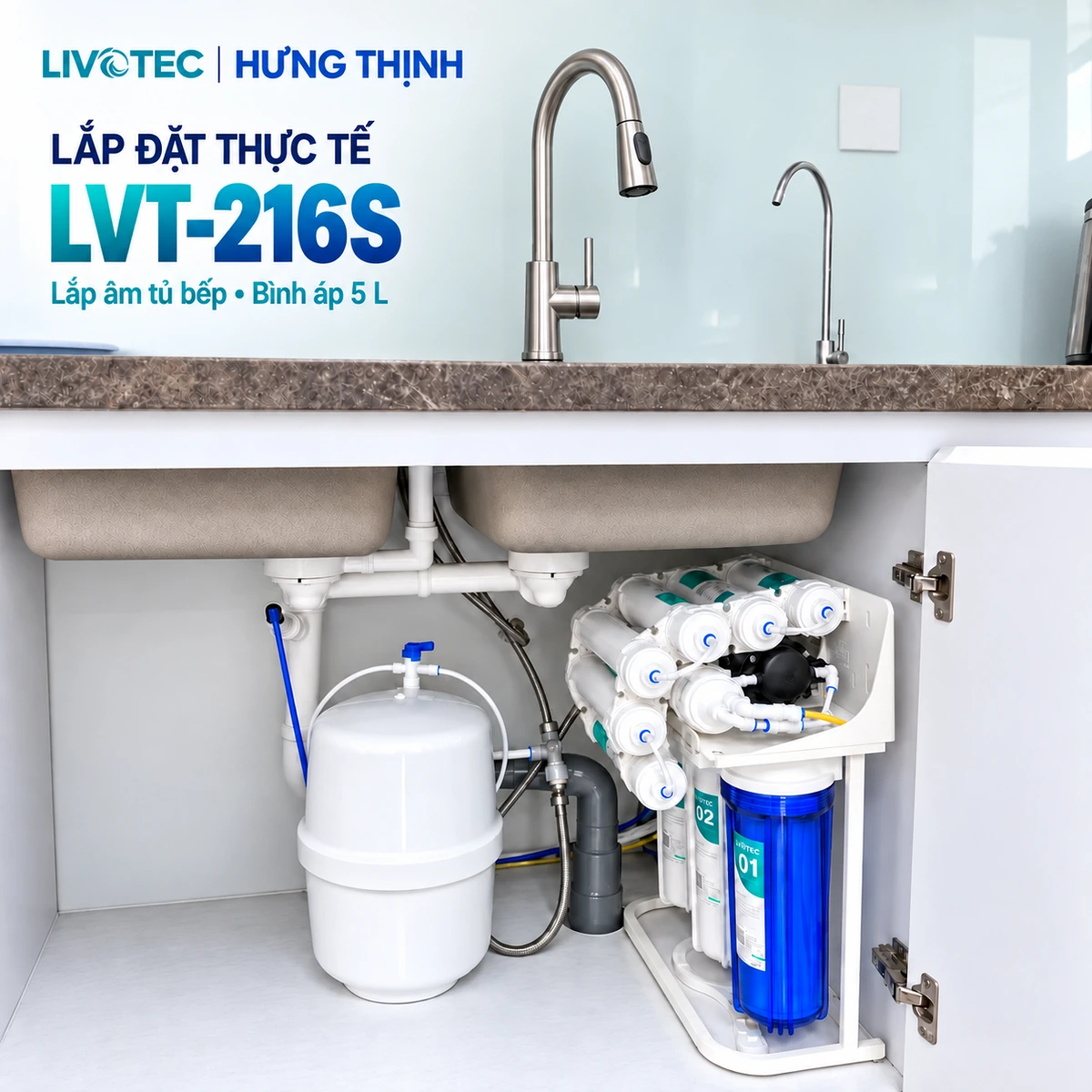 Máy Lọc Nước Livotec 216S Ảnh lắp đặt thực tế Livotec 216S bởi Hưng Thịnh