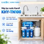 Máy lọc nước Karofi KHY-TN100 lắp dưới chậu rửa, kích thước 365 x 200 x 560 mm, bảo hành 36 tháng