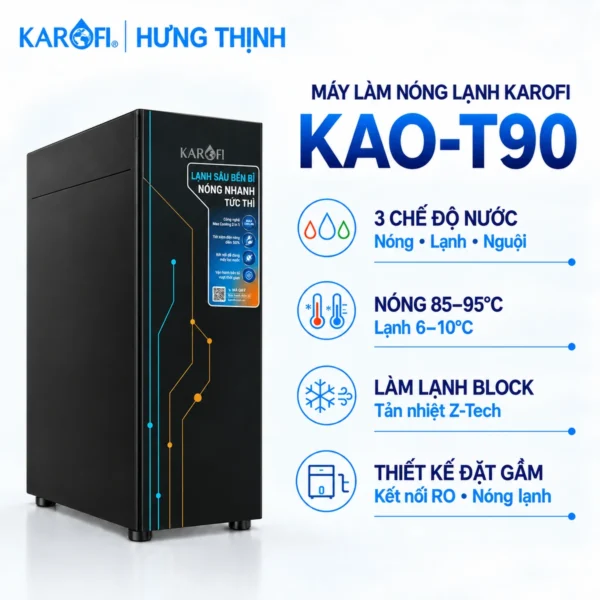 Máy làm nóng lạnh Karofi KAO-T90 chính hãng