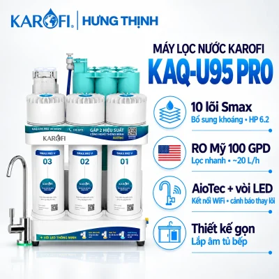 Máy Lọc Nước Karofi KAQ-U95 Pro