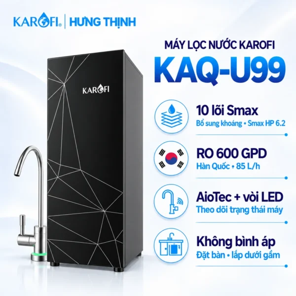 Máy lọc nước Karofi KAQ-U99
